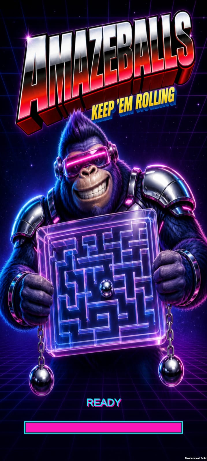 Amazeballs neon loading screen